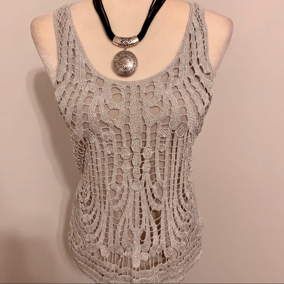 Express M/L TANK TOP! Shiny material very nice! - Picture 8 of 8